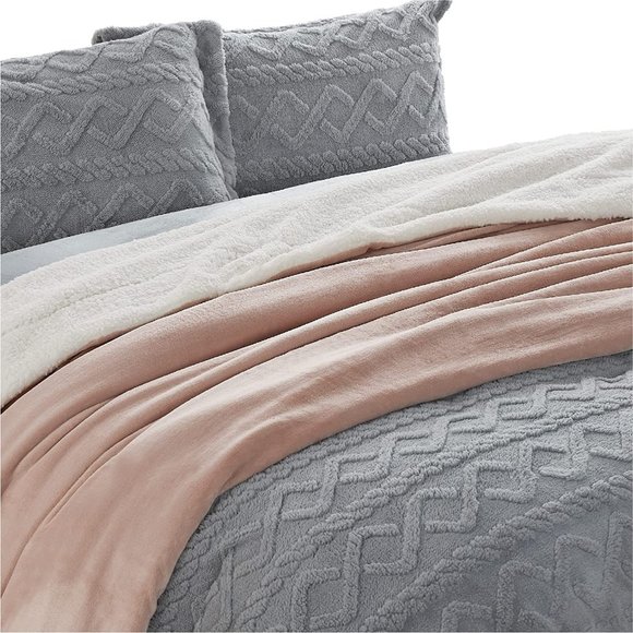 New Sherpa Fleece Throw Blanket for Couch - Thick Fuzzy Warm Soft Blank… - Picture 12 of 12